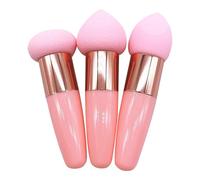 Set di spugne per il trucco - di fondazione morbida, impugnatura ergonomica | Strumento di miscelazione liscio, applicatore di bellezza senza lattice riutilizzabile, set di dono cosmetici di