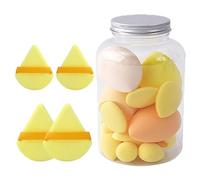 Set di spugne per il trucco, piccole spugne per il trucco, spugna morbida per il trucco, spugna per cipria, spugna di bellezza per uso bagnato e asciutto, spugna liquida e a lunga durata per donne