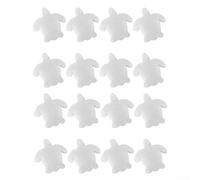 Set di spugne per la manutenzione della piscina, 16 pezzi, assorbitori di olio a forma di tartaruga per una pulizia efficace