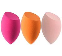 Set di spugne per trucco per uso asciutto e bagnato, spugna per fondotinta, correttore, fard, spugnette multicolore (4 pezzi, multicolore A) (3 pezzi, multicolore A)