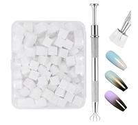 Set di Spugne per Unghie Sfumino Per Manicure Da Salone | 200 Pezzi Spugnette Morbide, Penna Da Presa Ideale per Salone di Bellezza, Donne, Ragazze, Moglie, Fidanzata, Mamma e