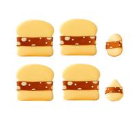 Set di spugnette per cipria, spugna per sfumare il trucco, morbida spugna per contouring, crea transizioni senza cuciture, facile da pulire e riutilizzare, 60 g, per donne, correttore