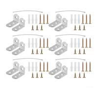 Set di staffe ad angolo retto per la sicurezza dei bambini, 12 pezzi, per proteggere mobili e migliorare la sicurezza nelle stanze frequentate dai bambini