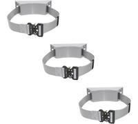 Set di staffe di montaggio for bombole di propano: il set include le misure 1, 3, 5, 7, 9, 11, 13 e 15.(Grey,3pcs)