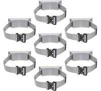 Set di staffe di montaggio for bombole di propano: il set include le misure 1, 3, 5, 7, 9, 11, 13 e 15.(Grey,7pcs)