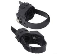 Set di staffe di montaggio per parafango per bicicletta, per conversione dei fori riservati sulla forcella anteriore e posteriore, morsetto regolabile in nylon, nero, 1 paio