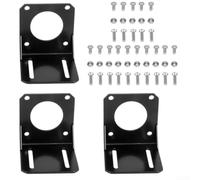 Set di staffe per motore passo-passo a forma di L per una maggiore stabilità per la stampa 3D, include tre pezzi (B)