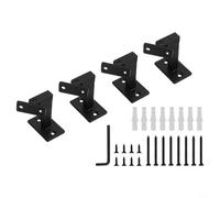 Set di staffe regolabili per corrimano in ferro con base robusta e angolo personalizzabile per l'installazione a parete della scala o della ferrovia del balcone