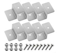 Set di staffe solari in lega di alluminio leggero da 8 pezzi progettate per pannelli solari per yacht con angolo regolabile per ottimizzare la raccolta di energia