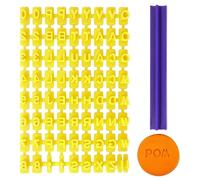 Set di stampi a forma di lettere e numeri, per biscotti, biscotti, fondente, sigilli