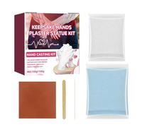 Set di stampi a mano in gesso per la famiglia - set di stampi in ghisa a mano | set di stampini in gesso e mani - set di impronte per coppie, nonna, amico, set di colata a mano