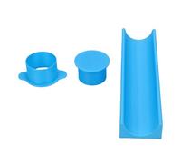 Set di Stampi Circolari per Cake Pop, Robusto Taglierino e Spingitore per Cake Pop in Materiale PP per Feste e Raduni da 9,1 Pollici (cielo blu)