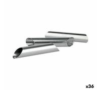 Set di Stampi da Pasticceria Quttin Acciaio 3 Pezzi 2,5 x 12,5 cm [36 Unità]
