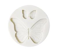 Set di stampi in silicone a forma di farfalla per mousse per cioccolato, 2 stili per torte, decorazioni in silicone