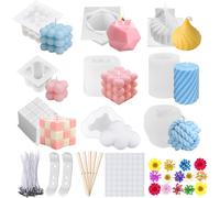 Set Di Stampi per Candele a Forma Di Bolle, in Silicone 3D, Fai Da Te, Stampi E
