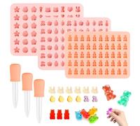 Set di stampi per cioccolatini, in silicone, per dolci, mini stampi in silicone per cubetti di ghiaccio