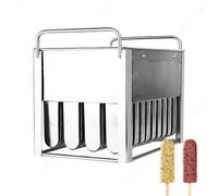 Set di stampi per ghiaccioli in acciaio inox, 40 stampi riutilizzabili con 200 bastoncini