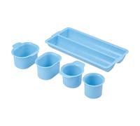 Set di stampi per torta e cake pop, kit completo da forno, stampi per torte per cucina di casa e preparazione di dolcetti per feste (3, blu)
