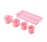 Set di stampi per torta e cake pop, kit completo da forno, stampi per torte per cucina di casa e preparazione di dolcetti per feste (3, rosa)