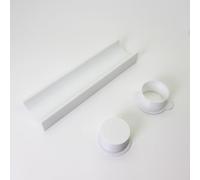 Set di stampi rotondi per cake pop, in plastica, per biscotti e cake pop, include vassoio da 22,9 cm, taglierino, spingi per cuocere in casa, feste, dessert nuziali, regali per le vacanze