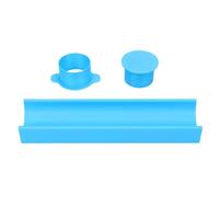 Set di stampi rotondi per cake pop Materiale PP premium Taglierina per cake pop e strumento di cottura spingitore per feste di compleanno Dessert di nozze Vassoio da 9,1 pollici 3 (Cielo blu)
