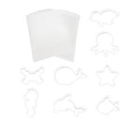 Set Di Stampini Per Biscotti Da 8 Pezzi, 50 Sacchetti Con Chiusura Lampo Per Biscotti, Stampino Per Biscotti Di Pesce, Stampino Per Biscotti In Plastica, Stampino Per Biscotti Per Animali