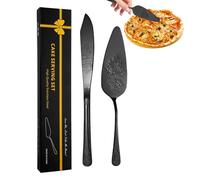 Set di stampini per torte e paletta per torte per uso domestico, utensili per tagliare in acciaio inossidabile | Taglierina decorativa per torta nuziale e spatola per torta - Spatola per T