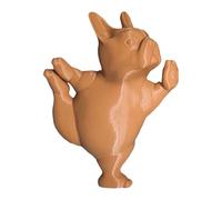 Set di statua per yoga, con stampa 3D, divertente yoga, pose, per alleviare lo stress sulla scrivania, decorazione per gli amanti dei cani, yoga e casa, regalo unico