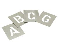 Set Di Stencil In Zinco - Lettere 2in STNL2