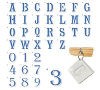 Set di stencil per lettere 4pollici, 36Pcs riutilizzabile scala di spruzzatura di, Stencil per Pittura con Lettere Grandi e Numero per Scrapbooking, decorazioni per la casa