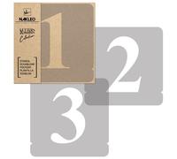 Set di Stencil riutilizzabili Numeri 140 mm Times Roman Numeri