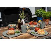 Set di stoviglie berger kynne 16 pezzi grigio