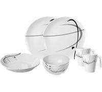 Set di stoviglie brunner tête-à-tête 8 pezzi 2 persone versione serenade