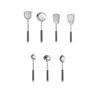 Set Di Stoviglie Da Cucina Con Manico In Acciaio Inox, Spatola, Mestolo, Imbuto, Paletta For Gelato, Apribottiglie