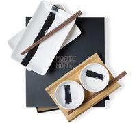 Set Di Stoviglie Da Sushi per 2 Persone - 10 Pezzi - Servizio Da Sushi Con 2X Pi