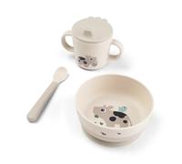 Set di stoviglie Done by Deer Foodie First Meal con base a ventosa