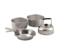 Set di stoviglie easy camp adventure argento m