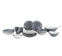 Set di stoviglie gimex classic line 16 pezzi grigio