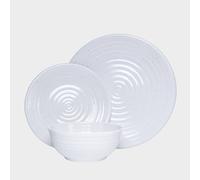 Set di stoviglie in melamina flamefield 12 pezzi granite pearl