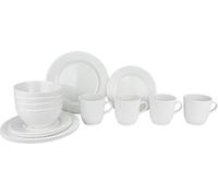 Set di stoviglie in melamina gimex royal 16 pezzi bianco