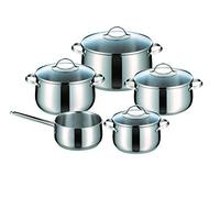 Set di stoviglie KELOmat Torrano 9 teilig, per pentola per carne Ø{1},{16} 24{20} cm, pentola per arrosto Ø 20 cm,{1} casseruola con manico Ø 16 cm, 1 GD{1} Ø 16 cm, 2 GD Ø 20 cm,{1}