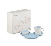 Set di stoviglie Le Creuset Disney Topolino blu costiero forno a microonde si...