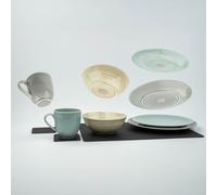 Set di stoviglie magnetiche in porcellana silwy 11 pezzi per 2 persone mix match