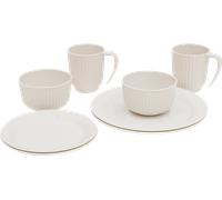 Set di stoviglie Outwell Delish per 2 persone in pietra arenaria