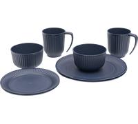 Set di stoviglie Outwell Delish 2 Person Dinner Set Colore: blu scuro