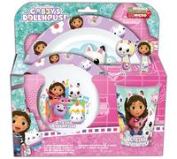 Set di stoviglie per bambini Gabby's Dollhouse Party [5 Pezzi]