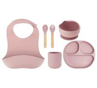 Set pasto in silicone per bambini MoMi AMI rosa