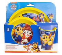 Set di stoviglie per bambini riutilizzabili da 5 pezzi: bicchiere, piatto, ciotola e posate della Paw Patrol
