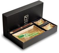 Set di stoviglie per sushi - Edo Japan - Made in Japan - 6 pezzi - 2 persone - Alta qualità - Confezione regalo - Perfetto da regalare o da regalare