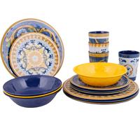 Set di stoviglie siciliane bo-camp 16 pezzi